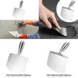 Maxbell Stainless Steel Putty Knife Anti Rust for Drywall Finishing Plaster Scraping S Straight