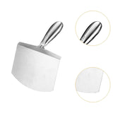 Maxbell Stainless Steel Putty Knife Anti Rust for Drywall Finishing Plaster Scraping S Arc