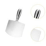 Maxbell Stainless Steel Putty Knife Anti Rust for Drywall Finishing Plaster Scraping L Straight