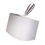 Maxbell Stainless Steel Putty Knife Anti Rust for Drywall Finishing Plaster Scraping L Arc