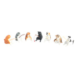 Maxbell 7Pcs Fishing Cat Statues Cute Mini Cat Figurines for Restaurant Home Bedroom
