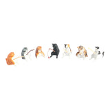 Maxbell 7Pcs Fishing Cat Statues Cute Mini Cat Figurines for Restaurant Home Bedroom