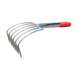 Maxbell Hand Rake Small Loosening Soil Cultivator Soil Tiller for Seaside Patio Lawn 6 tooth