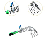 Maxbell Hand Rake Versatile Clamming Rake Cultivator Handheld Digging for Lawn Patio