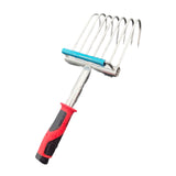 Maxbell Hand Rake Garden Tool Cultivator Garden Hand Rake for Lawn Yard Work Seaside