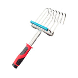 Maxbell Hand Rake Garden Tool Cultivator Garden Hand Rake for Lawn Yard Work Seaside