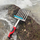 Maxbell Hand Rake Garden Tool Cultivator Garden Hand Rake for Lawn Yard Work Seaside