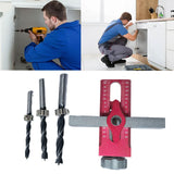 Maxbell Cabinet Door Installation Position Versatile Cabinet Door Positioning Tool Red