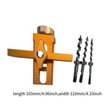 Maxbell Cabinet Door Positioning Tool Professional with 3Pcs Drill