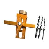 Maxbell Cabinet Door Positioning Tool Professional with 3Pcs Drill