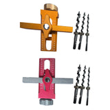 Maxbell Cabinet Door Positioning Tool Professional with 3Pcs Drill
