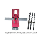 Maxbell Cabinet Door Positioning Tool Professional with 3Pcs Drill