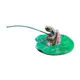 Maxbell Fishing Turtle Statue Artwork Resin Sculpture for Bedroom Living Room Indoor