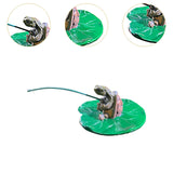 Maxbell Fishing Turtle Statue Artwork Resin Sculpture for Bedroom Living Room Indoor