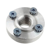 Maxbell Adapter Flange Easy to Install Arbor Adaptor Flange Nut Accessories Aluminum