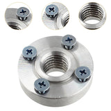 Maxbell Adapter Flange Easy to Install Arbor Adaptor Flange Nut Accessories Aluminum