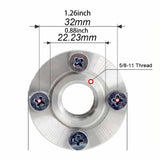 Maxbell Adapter Flange Easy to Install Arbor Adaptor Flange Nut Accessories Aluminum