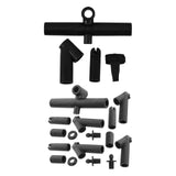 Maxbell 1 Set Kite Frame Connector Fixed Rods Angled and Straight Tee Connectors Set 4pcs