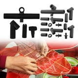 Maxbell 1 Set Kite Frame Connector Fixed Rods Angled and Straight Tee Connectors Set 4pcs