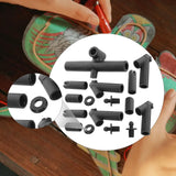 Maxbell 1 Set Kite Frame Connector Fixed Rods Angled and Straight Tee Connectors Set 17pcs