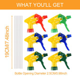 Maxbell 6 Pieces Spray Nozzles for Bottles for for Liquid Soap Shampoo Water Sprayer