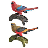 Maxbell Realistic Bird Figure Educational Toy Animal Figure for Desktop Balcony Yard Red Head