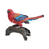 Maxbell Realistic Bird Figure Educational Toy Animal Figure for Desktop Balcony Yard Red Head