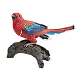 Maxbell Realistic Bird Figure Educational Toy Animal Figure for Desktop Balcony Yard Red Head