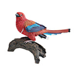 Maxbell Realistic Bird Figure Educational Toy Animal Figure for Desktop Balcony Yard Red Head