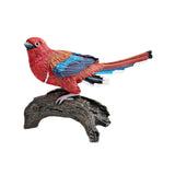 Maxbell Realistic Bird Figure Educational Toy Animal Figure for Desktop Balcony Yard Red Head