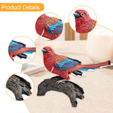 Maxbell Realistic Bird Figure Educational Toy Animal Figure for Desktop Balcony Yard Red Head