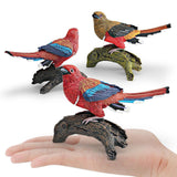 Maxbell Realistic Bird Figure Educational Toy Animal Figure for Desktop Balcony Yard Red Head