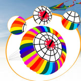 Maxbell Rainbow Ring Kite Rolling Bowl Crown Event Performance Frameless Giant Large