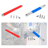 Maxbell Offset Extension Wrench Tight Reach Extension Wrench Set for Workshop Garage Red