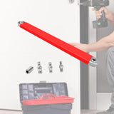 Maxbell Offset Extension Wrench Tight Reach Extension Wrench Set for Workshop Garage Red