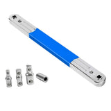 Maxbell Offset Extension Wrench Tight Reach Extension Wrench Set for Workshop Garage Blue Enhanced