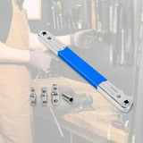 Maxbell Offset Extension Wrench Tight Reach Extension Wrench Set for Workshop Garage Blue Enhanced