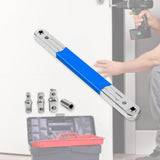 Maxbell Offset Extension Wrench Tight Reach Extension Wrench Set for Workshop Garage Blue Enhanced