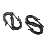 Maxbell 50x Keychain Clips Buckles Double Head Hooks for Awning Fixed Outdoor Travel