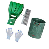 Maxbell 2Pieces Garden Fallen Leaves for Grandparents Garden Leaf Grabber Hand Rakes