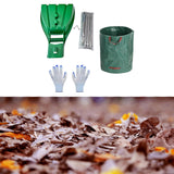 Maxbell 2Pieces Garden Fallen Leaves for Grandparents Garden Leaf Grabber Hand Rakes