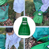 Maxbell 2Pieces Garden Fallen Leaves for Grandparents Garden Leaf Grabber Hand Rakes