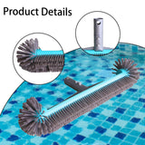 Maxbell Swimming Pool Brush Head Pond Bathroom 44 cm for Cleaning Walls Tiles Floors