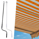 Maxbell RV Awning Crank Handle 48" Replace Parts for Outdoor Indoor Roller up Blinds Black