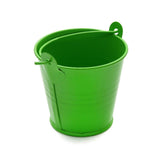 Maxbell 5x Galvanized Metal Buckets Container Rustic Party Favors Sturdy Ice Buckets Green