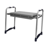 Maxbell Garden Kneeler and Seat Portable Gifts Gardening Stool for Mom Seniors Women Gray