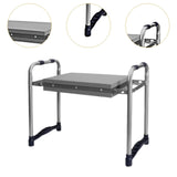 Maxbell Garden Kneeler and Seat Portable Gifts Gardening Stool for Mom Seniors Women Gray