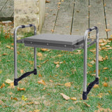 Maxbell Garden Kneeler and Seat Portable Gifts Gardening Stool for Mom Seniors Women Gray