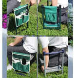 Maxbell Garden Kneeler and Seat Portable Gifts Gardening Stool for Mom Seniors Women Green