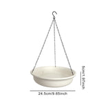 Maxbell Bird Feeder Dish with Chain Hanging Bird Bath for Outside Parrot Hummingbird
